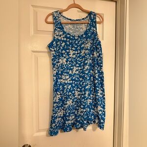 Draper James Blue Floral Nightgown | Size Small / Medium